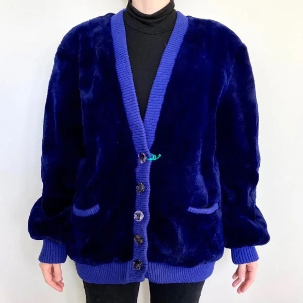 Vintage Beecee by Birger Christensen purple sheared mink coat. 💜